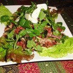 いなかむら - ゴイ・ヌゥア 1,200円 牛生肉のサラダ