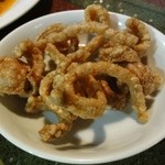 いなかむら - 豚皮を揚げたもの　サービス