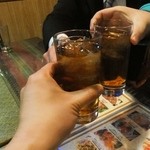 いなかむら - ウーロンハイ乾杯