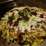 風月 - 海鮮玉９５０円ソース少なかったので、写真撮ってから追加したよ。