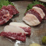 バビアン - 馬刺し盛り合わせ