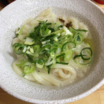 谷川米穀店 - あついうどん小＋たまご　150円＋50円