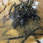 東京庵 - 『辛豚中華レベル4(辛さMAX)』の刻み海苔