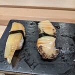 Tsukiji Sushisei - 数の子・鮑の酒蒸し