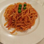 Resutoran Katsura - スパゲティイタリアン。コッテコテのナポリタンとは全く違うけども、これも美味しいですよ(^_^)