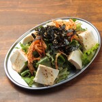 Korean style tofu salad