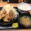 Yoshinoya - 唐揚げ定食　657円→592円(税込)　※オラにゅん二郎、持って来るの忘れる