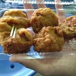 ベスト電器スタジアム - 明太唐揚げ…１個もらった(>ω<)