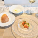 La Brianza - いつも伺うのはらんちだから、小さな鉄フライパンで発酵というディナーお馴染みの自家製フォカッチャにはあまりご縁がなかったので素直に嬉しい♪ やっぱり焼き立て一味違うわね〜いつものも好きこれも好き♡