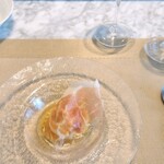 La Brianza - ラビオリとサンダニエーレとスープ。ラビオリのフィリングたっぷり。