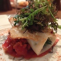 キノシタ - 野菜の詰め物をしたヤリイカのポアレと真タコのジェノベーゼ