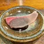 九〇萬 - お刺身盛り合わせ ひらす 胡麻醤油