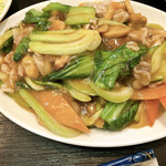 長城 - 豚肉と中国野菜カキソース炒め