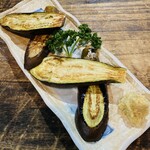 Grilled eggplant