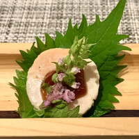 熱香森 - あん肝冷製梅テンジャン油ソース