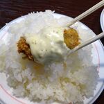 Hambagu No Mise Bea - ミニポークソテー＋カキフライ３個（大盛）1,250円