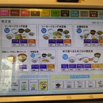 松屋 - 券売機のトップメニューですってぇ～♪朝6時前！