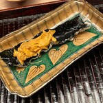 緒方 - 海苔の天ぷら　雲丹