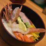 Himawari Zushi - 地魚おまかせ丼（６００円）２０２２年４月