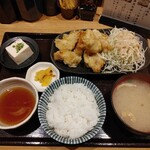 Imaizumi no yoru - とり天定食（850円）