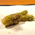 石臼挽き手打 蕎楽亭 - たらの芽の天ぷら