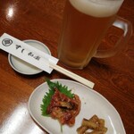 すし和楽 - 生ビール