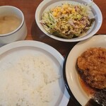 珈琲屋　かたみ - ランチ(和風ハンバーグ)