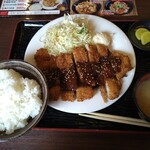 阿南酒場　情熱ホルモン - 味噌チキンカツ定食