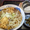 味の店川田 - 料理写真:えび天うどん+おにぎり