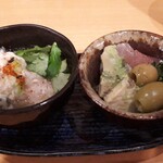 沖縄料理・島酒場 がらくた - お通し