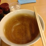 一〇そば - 完食！ごちそうさまでした