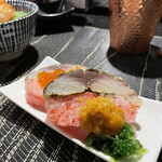 酒肴場 屯 - 八戸前沖さば棒寿司