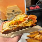 space sandwich - スパイシーキューバサンド　900円　＋　フライドポテト　200円