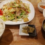 こもろ食堂 - 野菜炒め定食