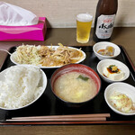 サウナしきじ - しょうが焼定食　780円