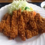 とわいらいと - 【2013年01月】ロースカツ定食のカツのアップ。