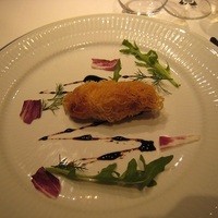 アロマフレスカ 名古屋 - カダイフを纏ったオマール海老のフリット　バルサミコソース