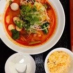 はすの里 - トムヤムクンラーメンセット