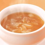 銀座アスター - ふかのひれのスープ