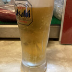 魚立呑み　いそかわ - 生中　330円