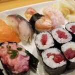 築地すし好 - ランチ1.5人前。