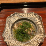 割烹 隆 - お昼のコース９６８０円。黒ムツの焼き浸し。こんがりと焼き上げた黒ムツは、旨味も脂もたっぷりです（╹◡╹）（╹◡╹）