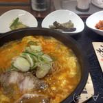 韓国館 - ユッケジャンラーメン（980円）