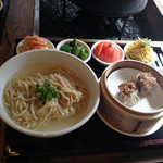 Jasu min - 蘇州麺と糯米焼売の膳1900円