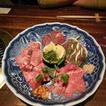 京やきにく 弘 - 2013/02　塩焼き五種盛り