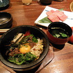 京やきにく 弘 - 2013/02　石焼ビビンパ