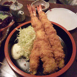 小名浜 - 特大エビフライ