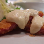 茅場町食堂 History by moto since 2010 - ハムカツ ～チーズソース～