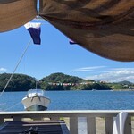 ブーコ カフェ - 目の前には大村湾の穏やかな海が広がります