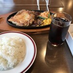 ステーキ 山 - 料理